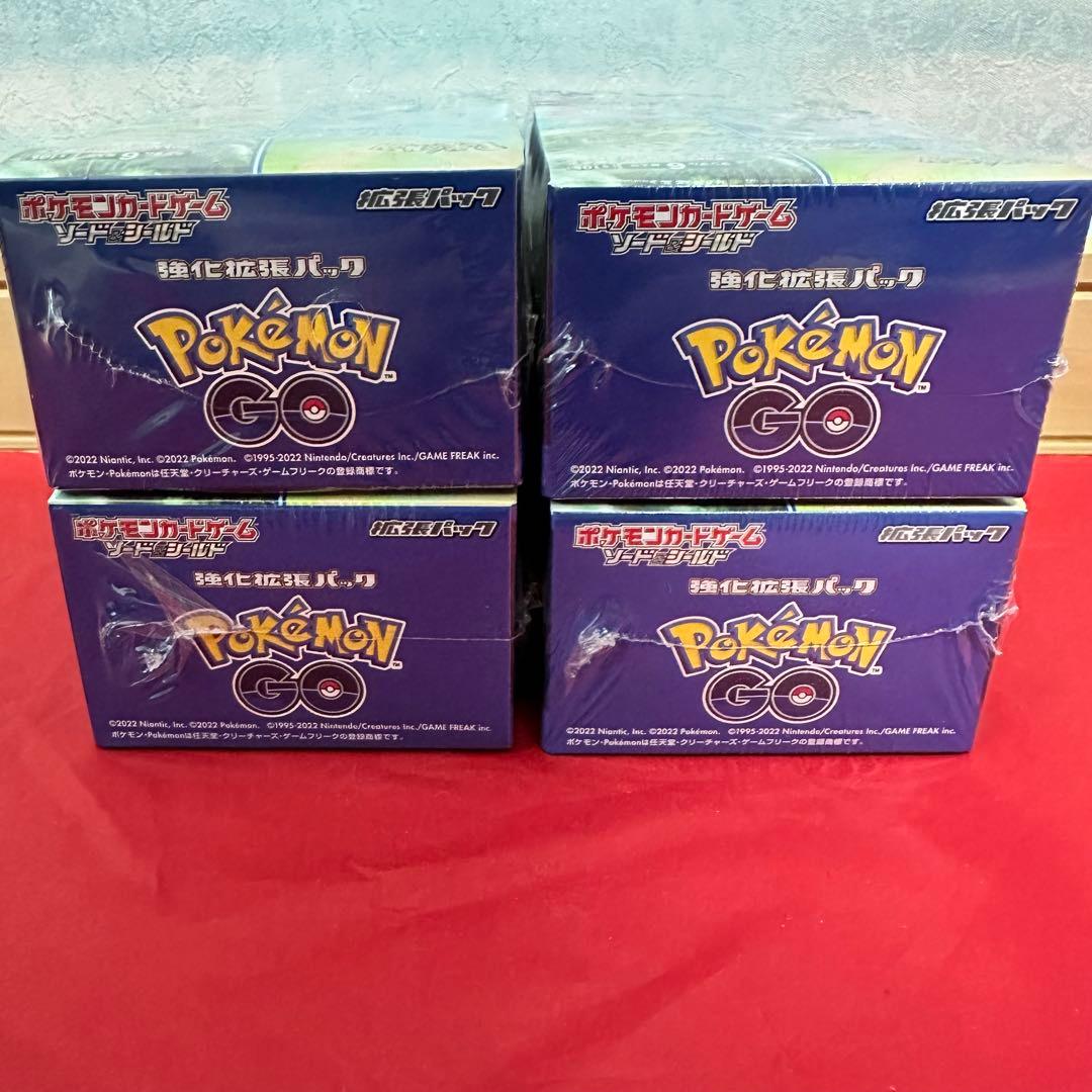 新品 未開封 ポケモンGO シュリンク付き 4 ボックス
