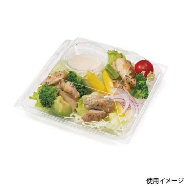 使い捨て惣菜容器　バイオリファイン16-16B白本体/蓋セット　200枚