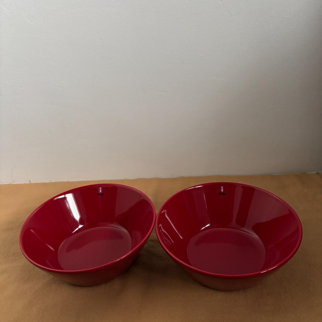 （限定カラー/レッド)  ティーマ ボウル 15cm 2枚セット