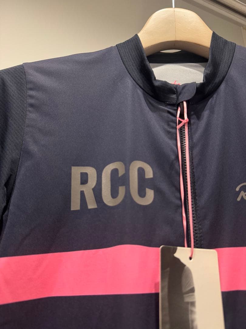 Rapha RCC サイクルジャージ S ネイビー/ピンク
