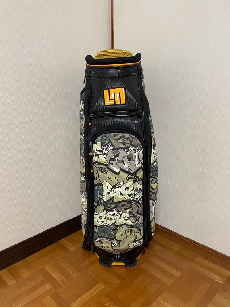 【美品】Loudmouth ラウドマウス キャディバッグ　迷彩柄
