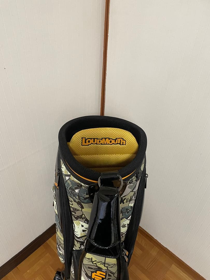 【美品】Loudmouth ラウドマウス キャディバッグ　迷彩柄