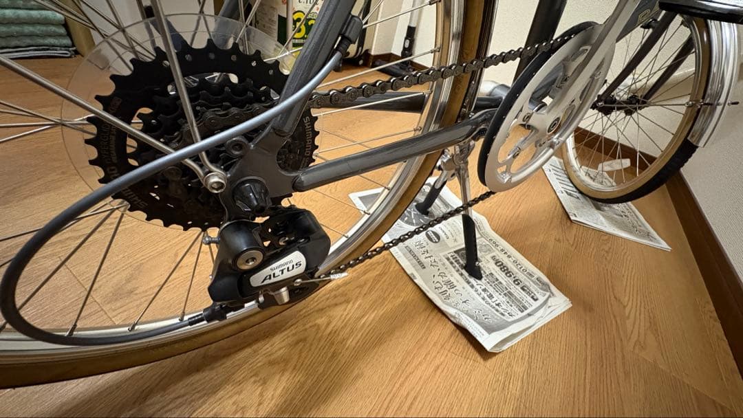 Raleigh ミニベロ グレー※名古屋市内手渡し限定