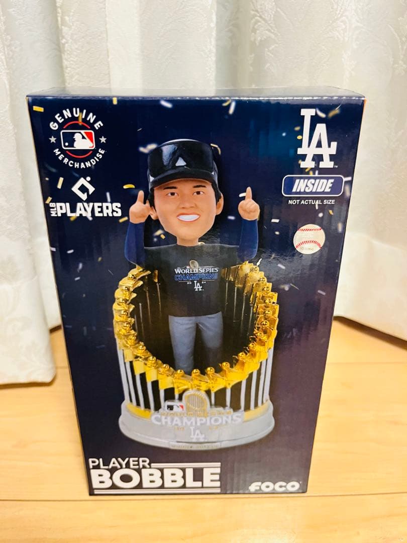 【正規品】大谷翔平 WS2024Champプレーヤーイントロフィーボブルヘッド②