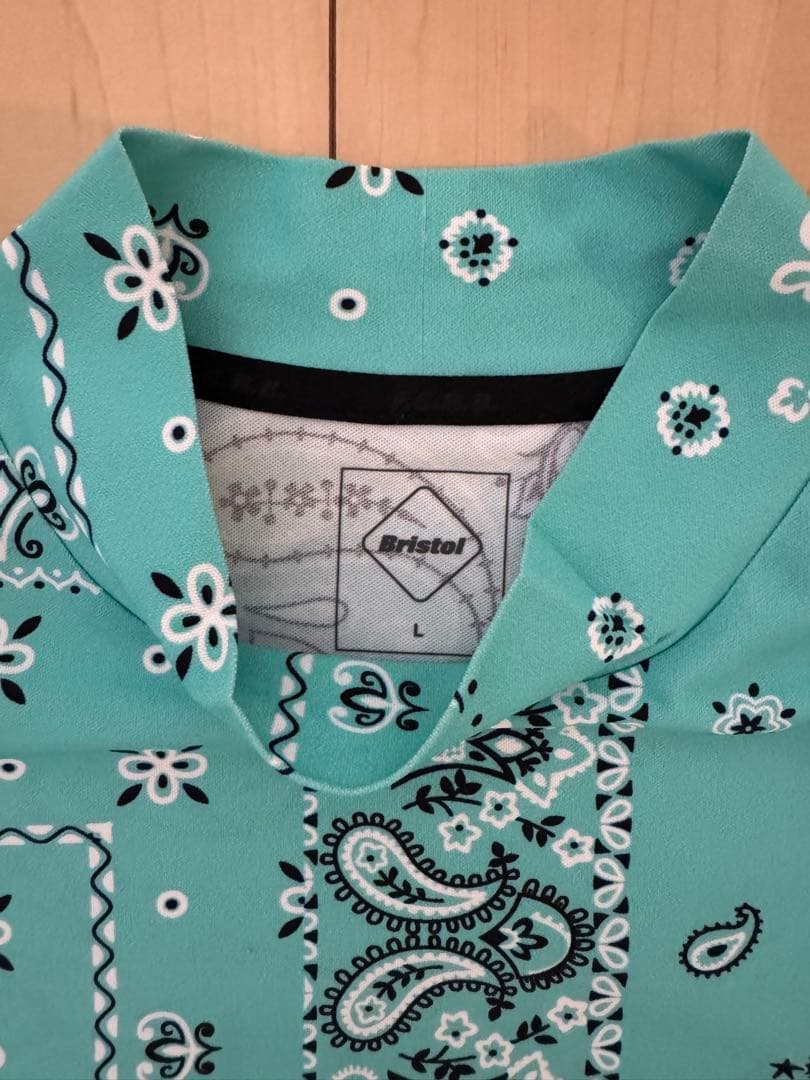 メンズウェア 23SS FCRB WHOLE PATTERN S/S MOCKNECK