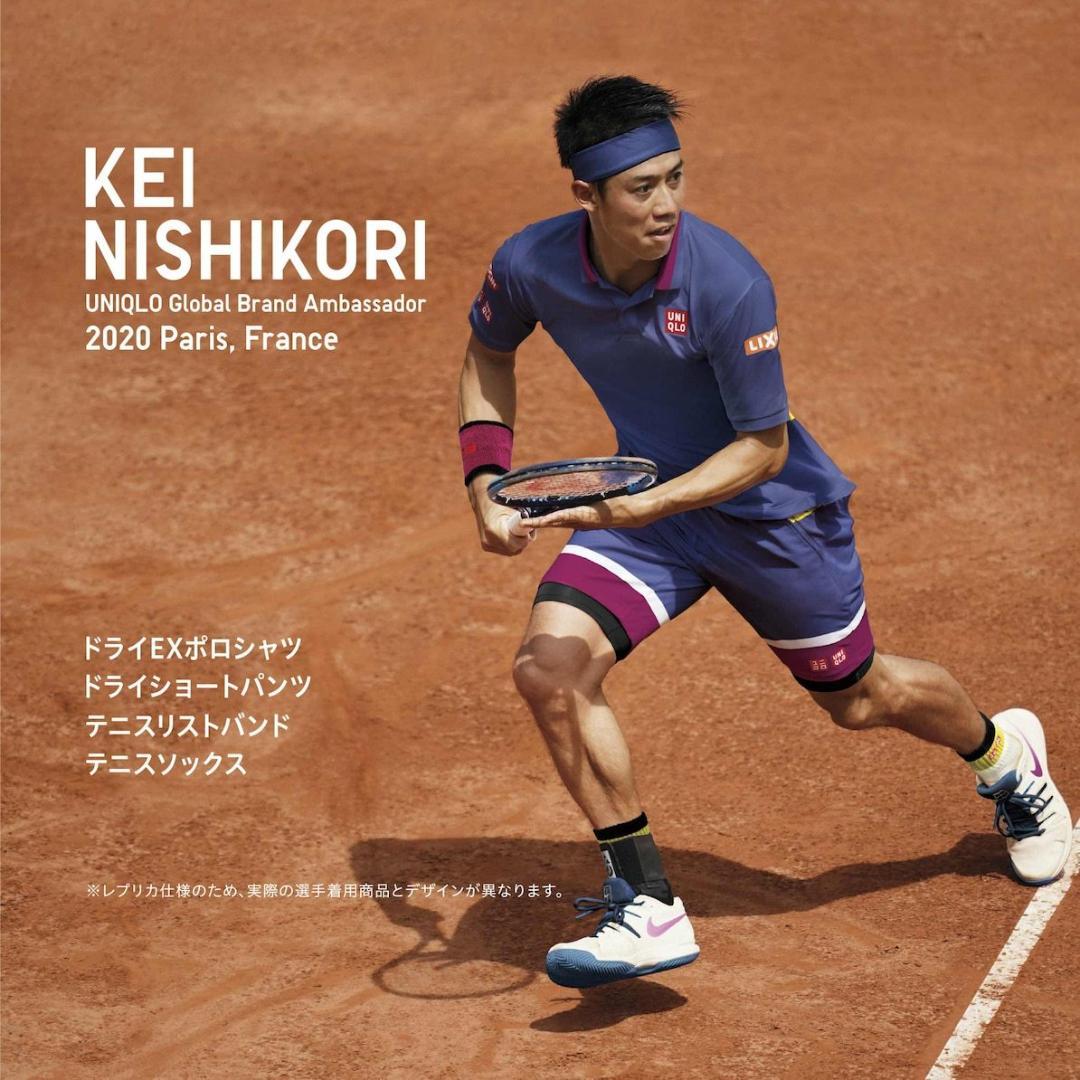 新品　ユニクロ　錦織圭2020全仏オープン　ルメールコラボ　L