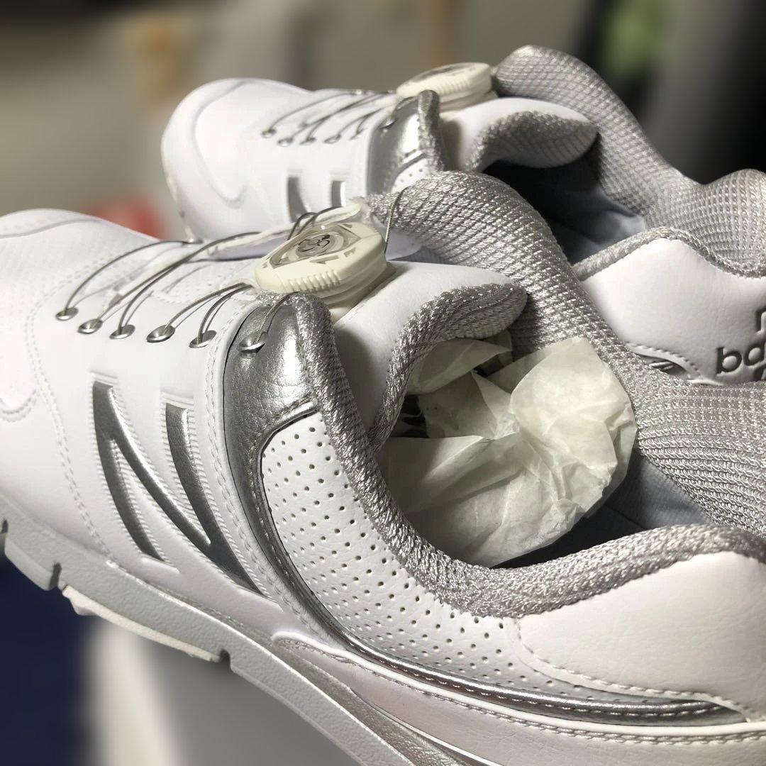 New Balance ゴルフシューズ BOAシステム ホワイト