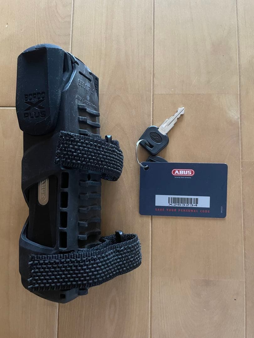 ABUS BORDO 6500 ブラック折りたたみロック