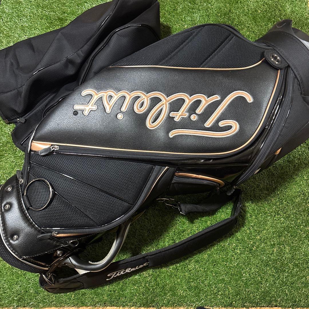 Titleist ゴルフバッグ ブラック　キャディバック