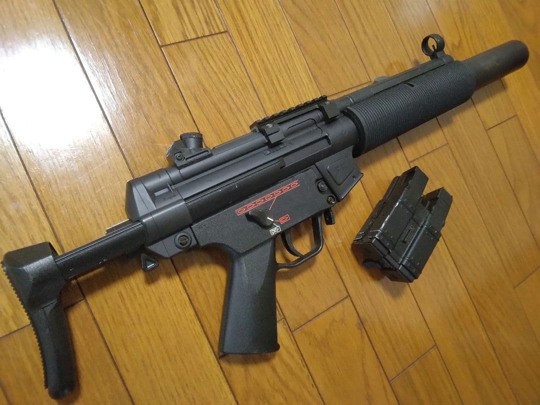 東京マルイ　MP5SD6 　電動ガン　マウントレール