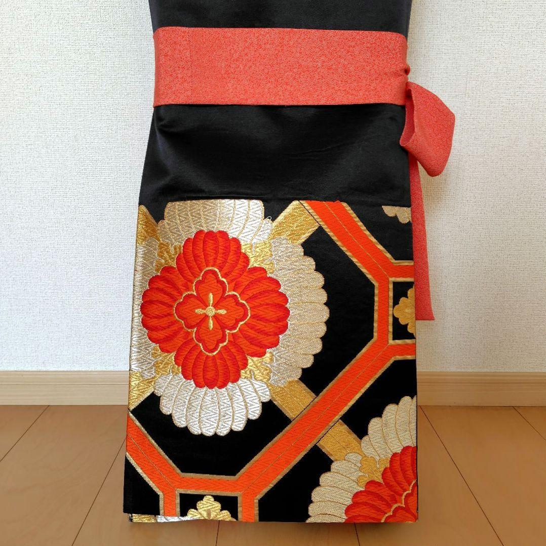 お琴カバー【憐】着物帯 ゆたん油単ハンドメイド 和楽器 正絹 袋帯 生田流山田流