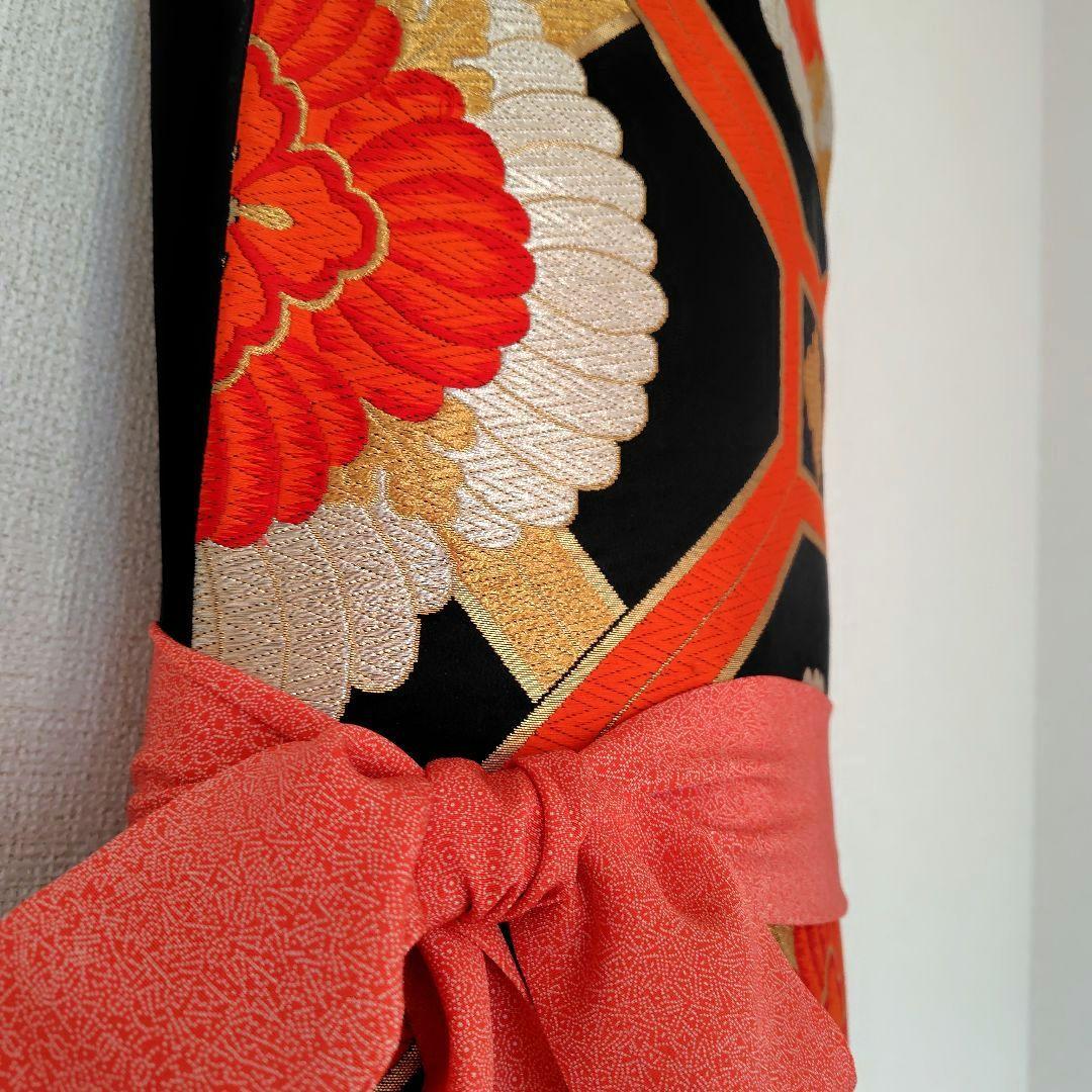 お琴カバー【憐】着物帯 ゆたん油単ハンドメイド 和楽器 正絹 袋帯 生田流山田流