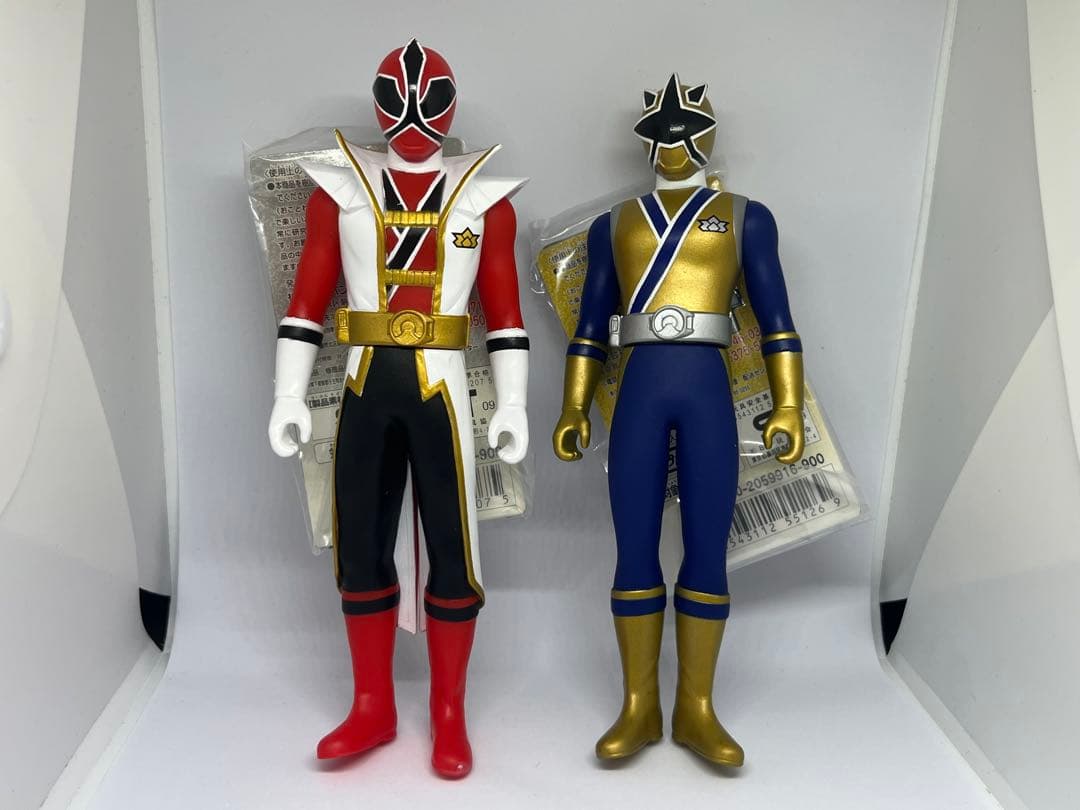 戦隊ヒーローシリーズ　侍戦隊シンケンジャー　6種　ソフビ