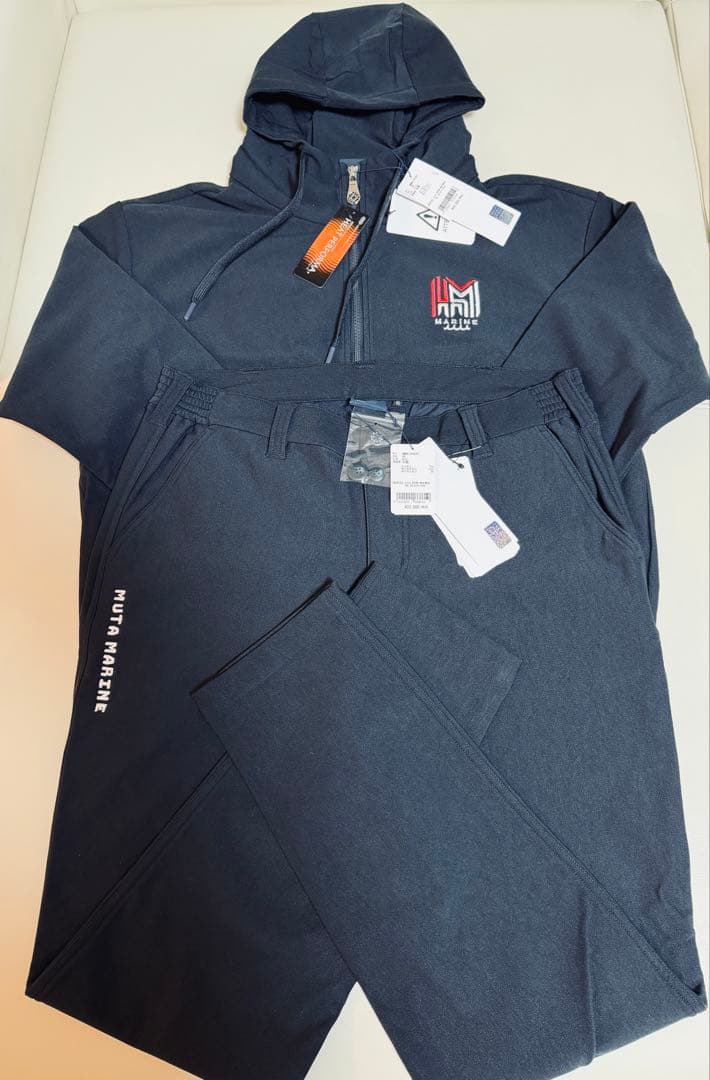 muta MARINE裏起毛ジップパーカー.パンツ セットアップ(Ｌ)