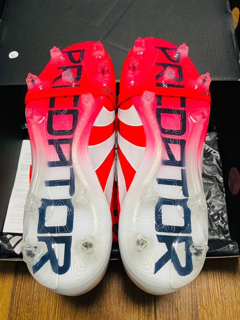 adidas Predator サッカーシューズ レッド/ホワイト