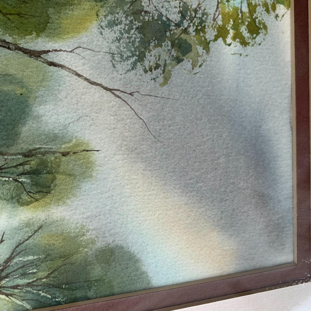 絵画 MOLLY LEWIS Murrumbidgee  in flood