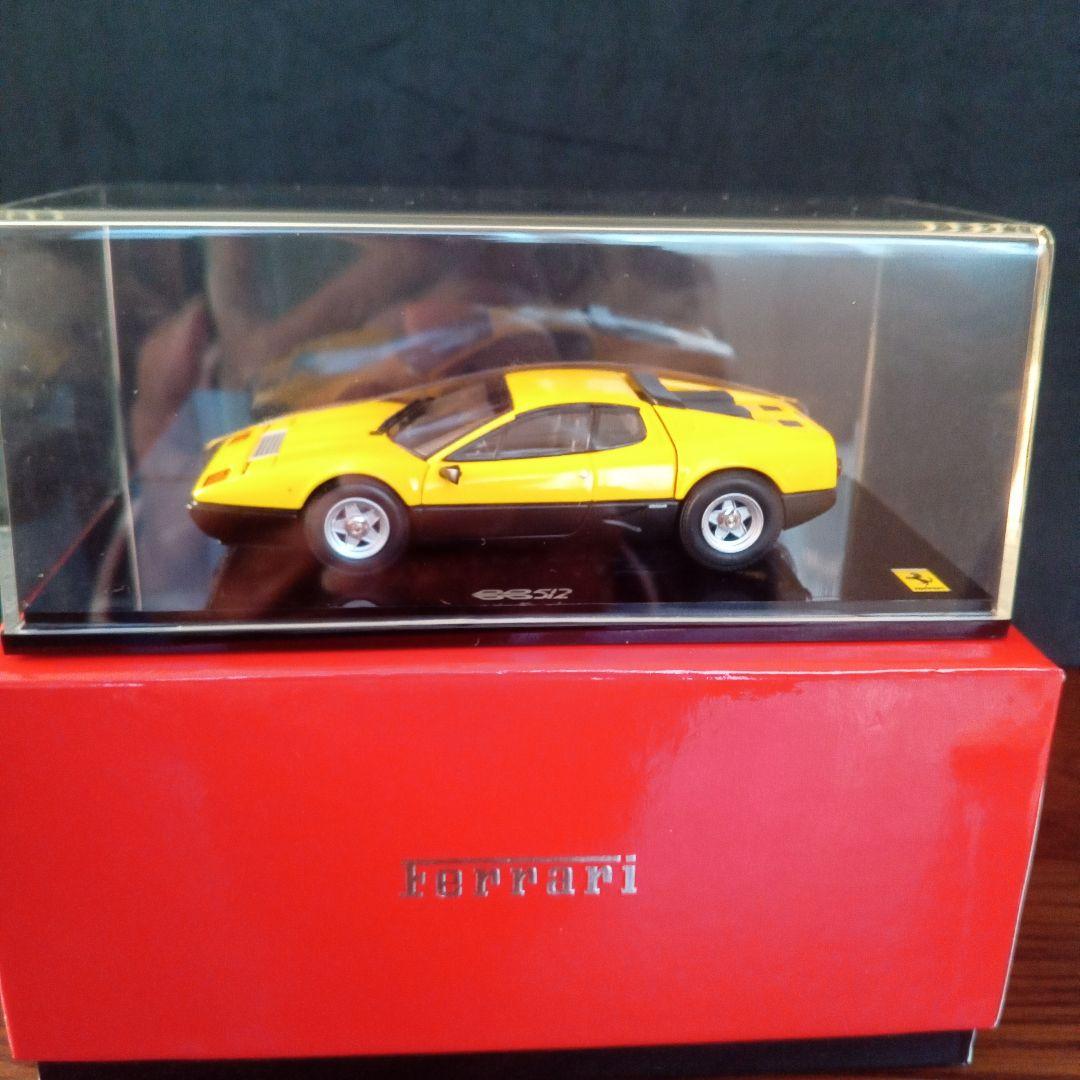 ミニカー京商　 フェラーリ512BB 　　イエロー 1/43