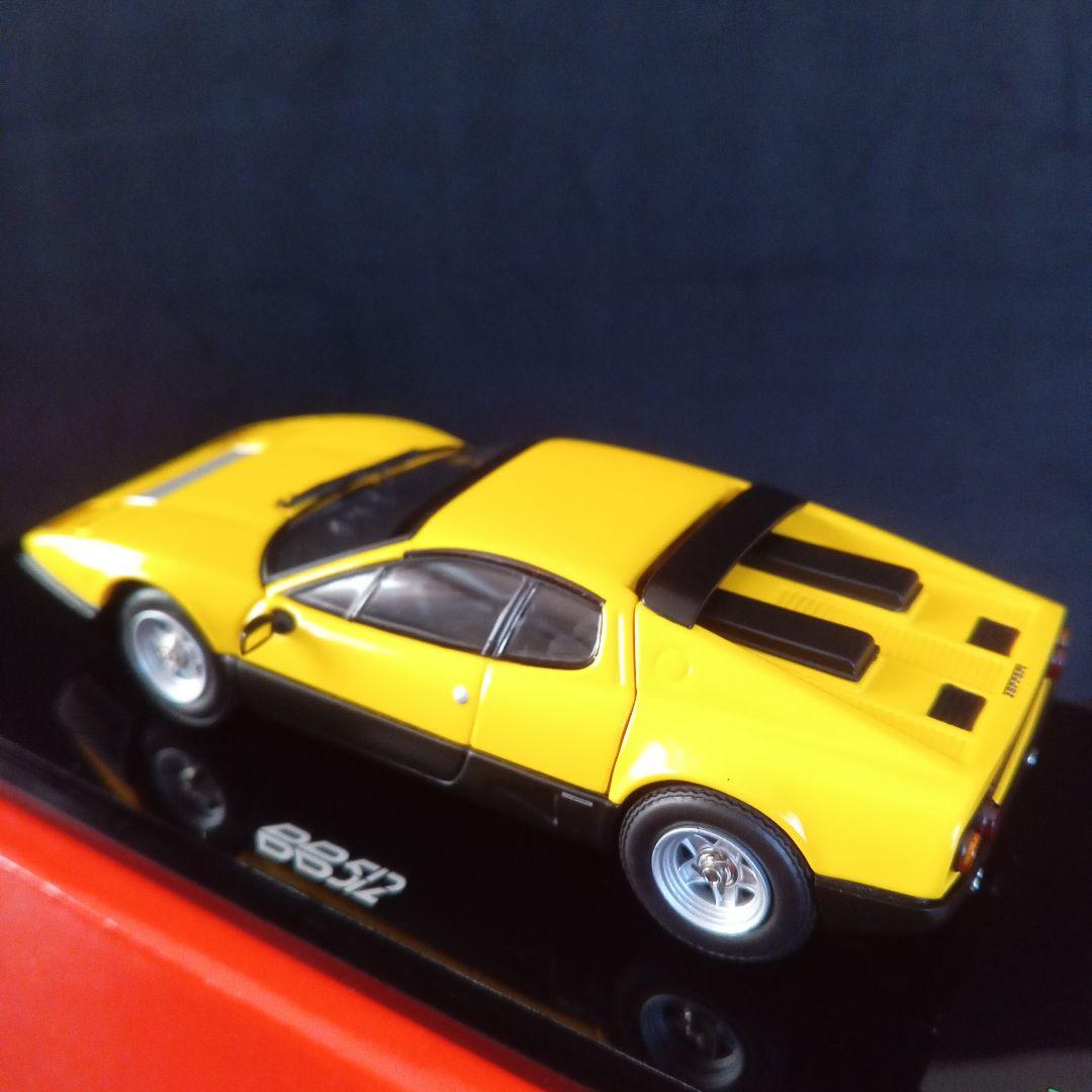 ミニカー京商　 フェラーリ512BB 　　イエロー 1/43