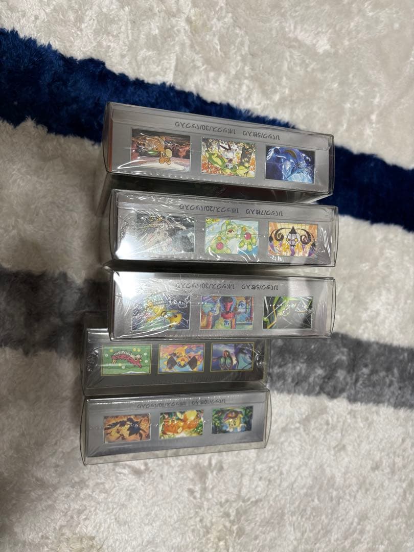 【新品未開封、シュリンク付き】ポケモンカード5BOXまとめ売り