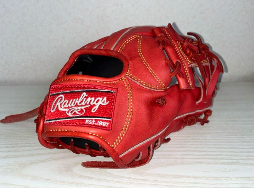 セール価格　Rawlings 硬式グローブ 大人内野手用 赤