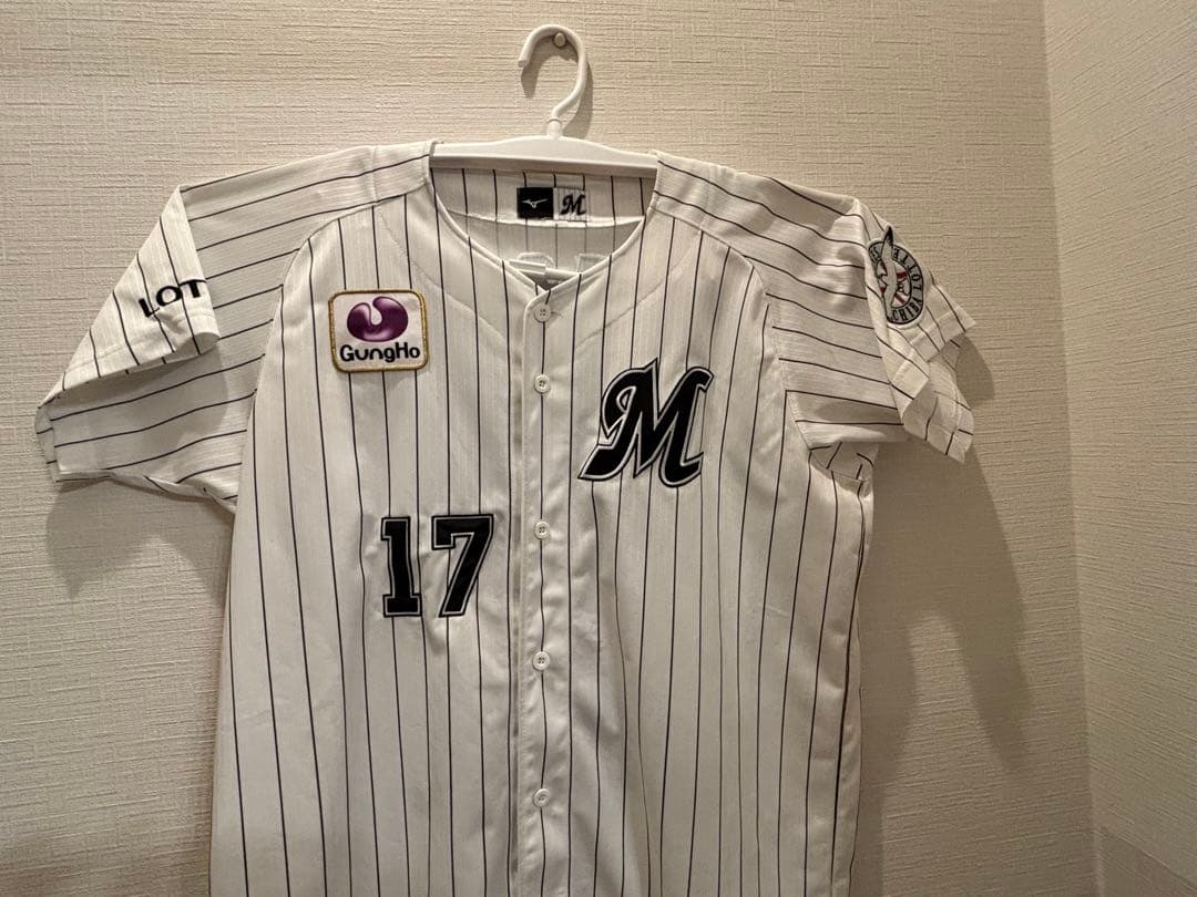 千葉ロッテマリーンズ 佐々木朗希　甲子園球場　初勝利記念ユニフォーム