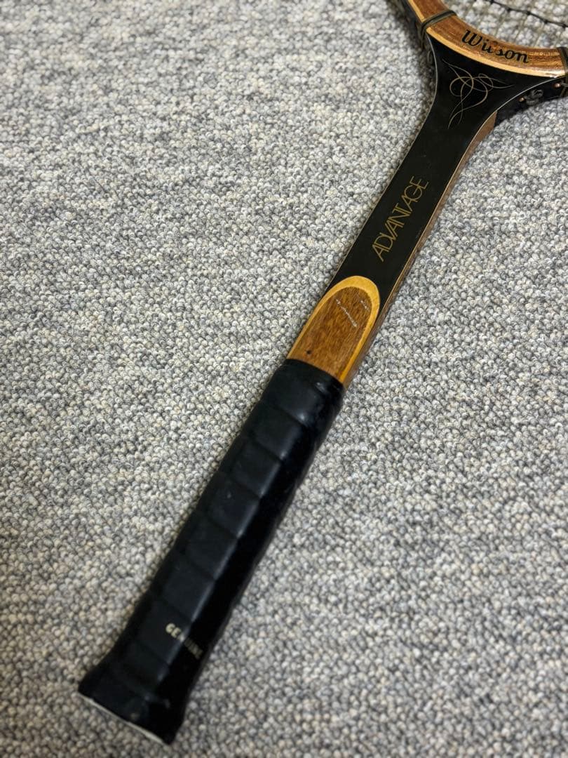 ★美品★レア★WILSON ADVANTAGE★木製テニスラケットケース★