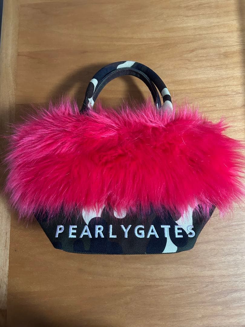 PEARLY GATES パーリーゲイツ カートバッグ ファー 迷彩 カモフラ柄