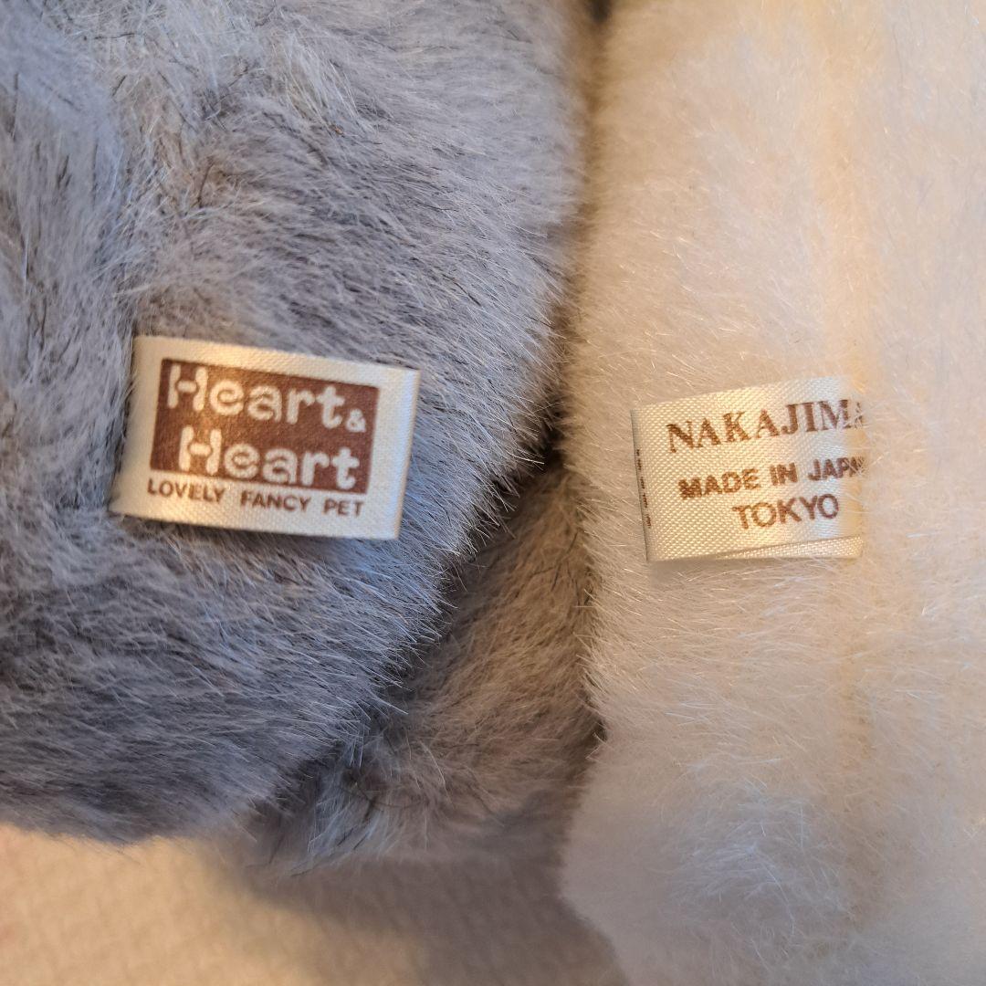 NAKAJIMA HEART&HEART 犬ぬいぐるみ 2点セット　昭和レトロ