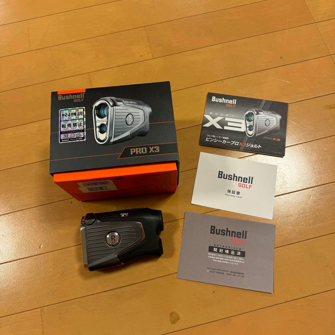 【黒表示問題無し】ブッシュネル ピンシーカー PRO X3ジョルト