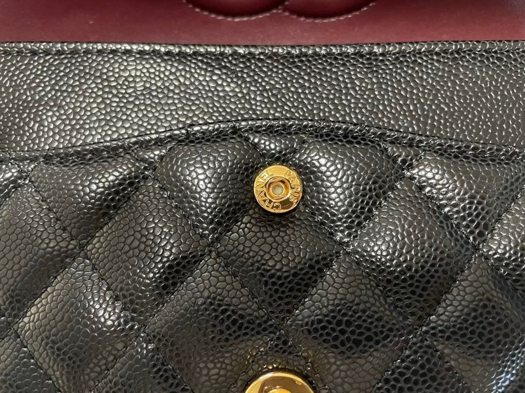 CHANEL ノベルティ　マトラッセ　キャビアスキン
