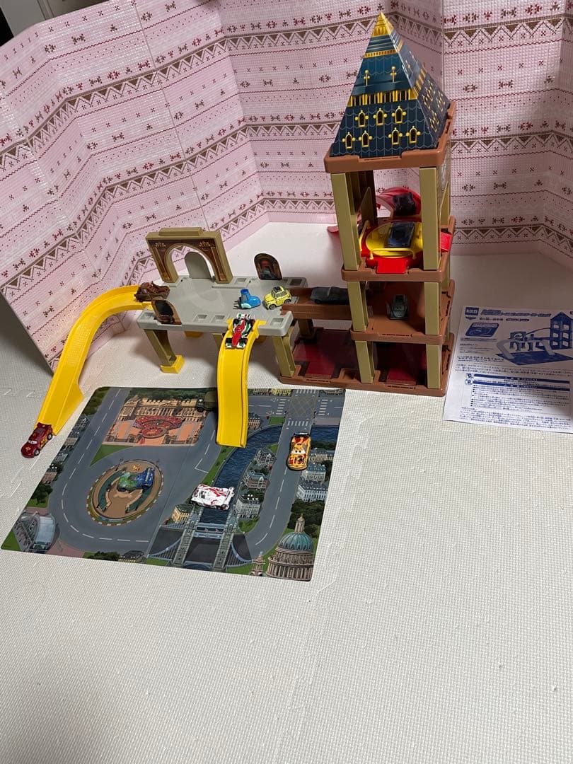 タカラトミー アクションコース ビッグタワーロッパ付属トミカ　カーズ
