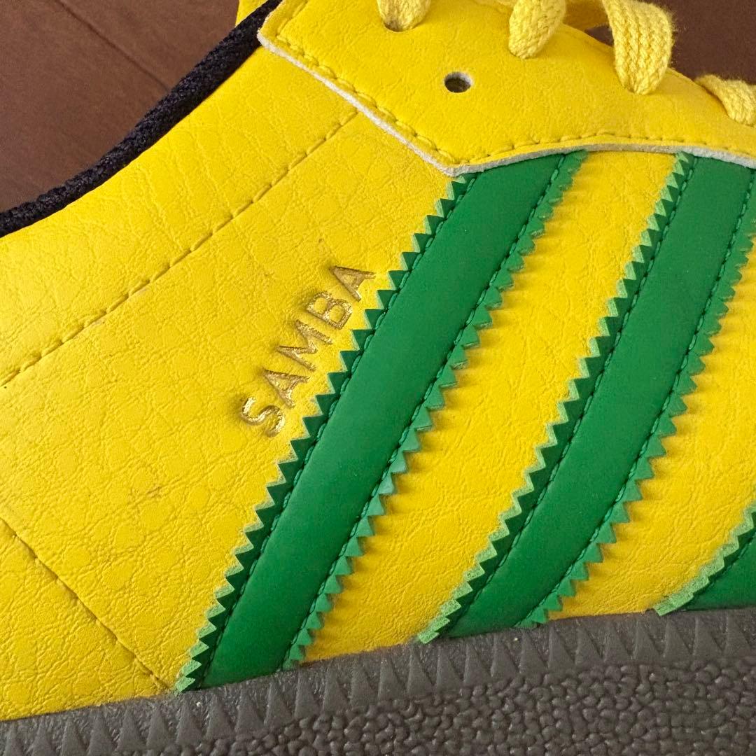 Adidas Samba サンバ イエロー ゴルフシューズ 25.5