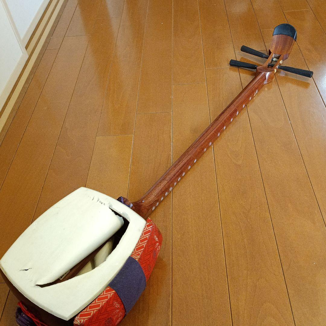 02 中棹　三味線本体