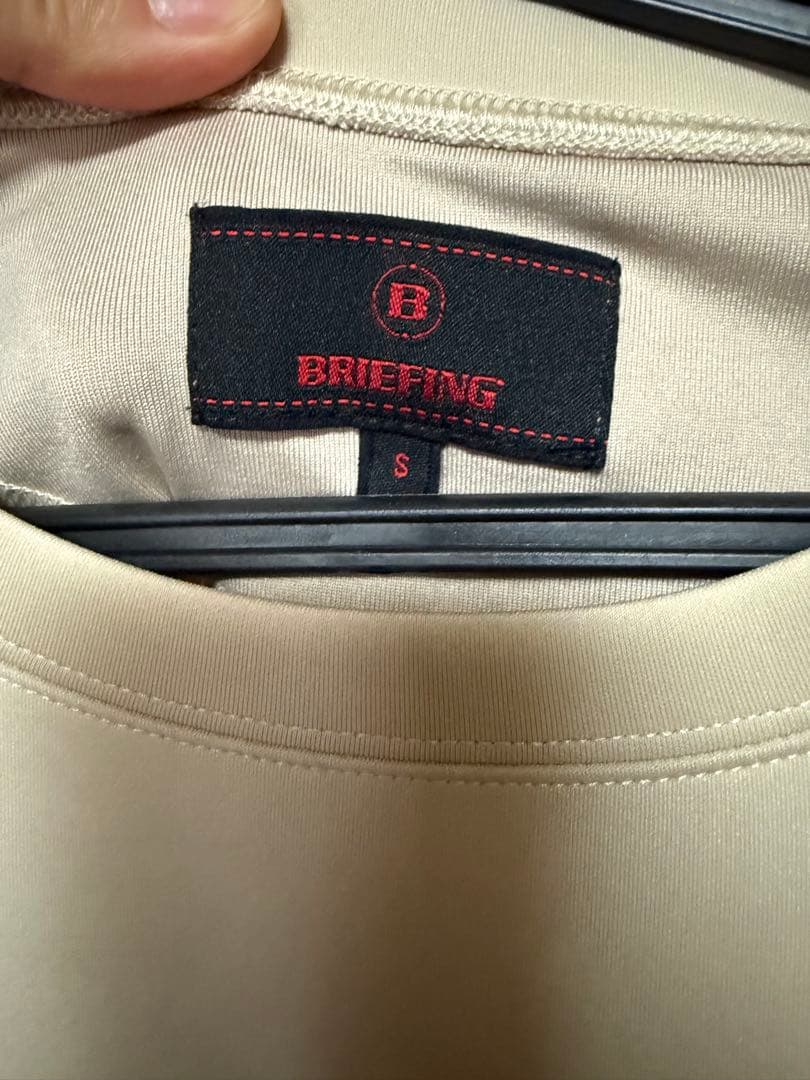 BRIEFING ベージュ トレーナー　スウェット