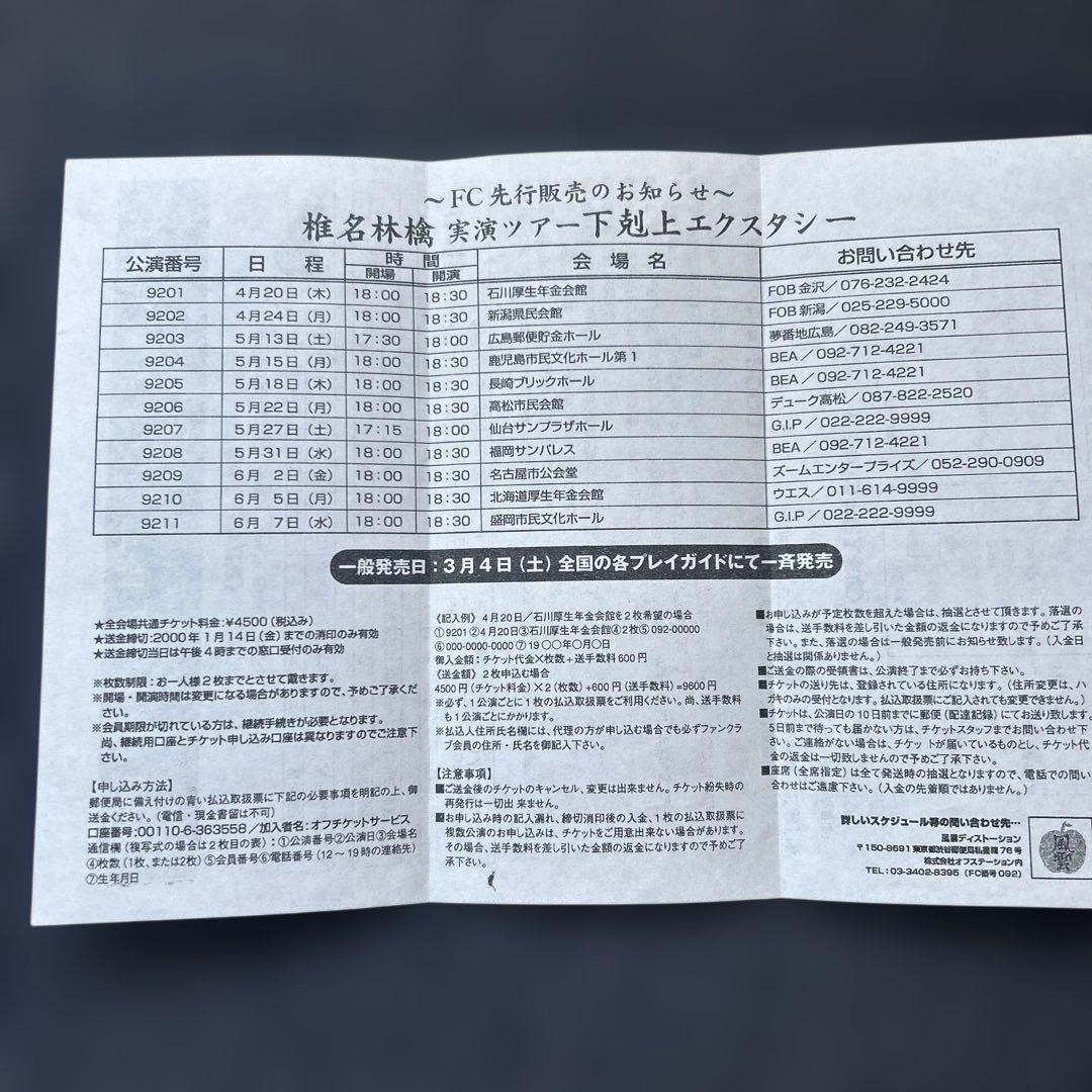 貴重　 椎名林檎 下剋上エクスタシー ツアーグッズ