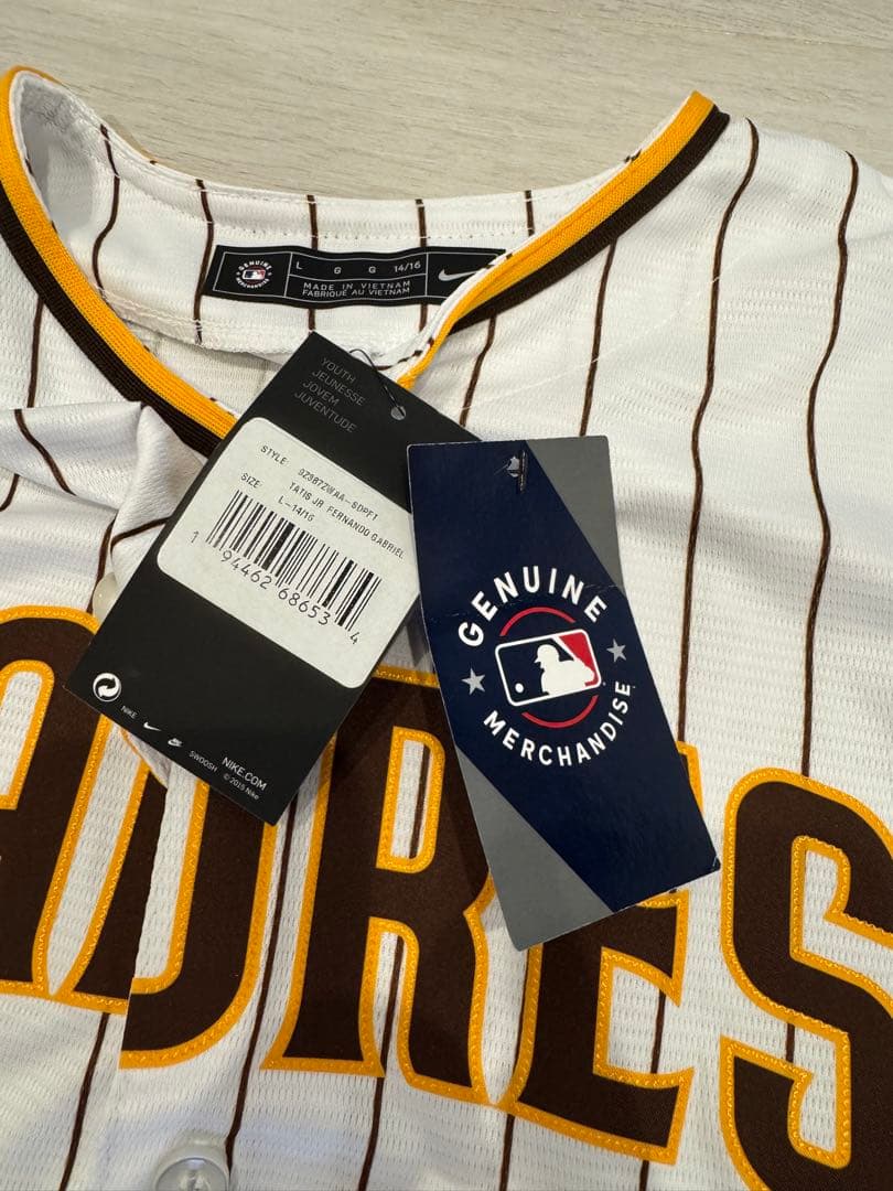 Tatis Jr. San Diego Padres 公式ユニフォーム