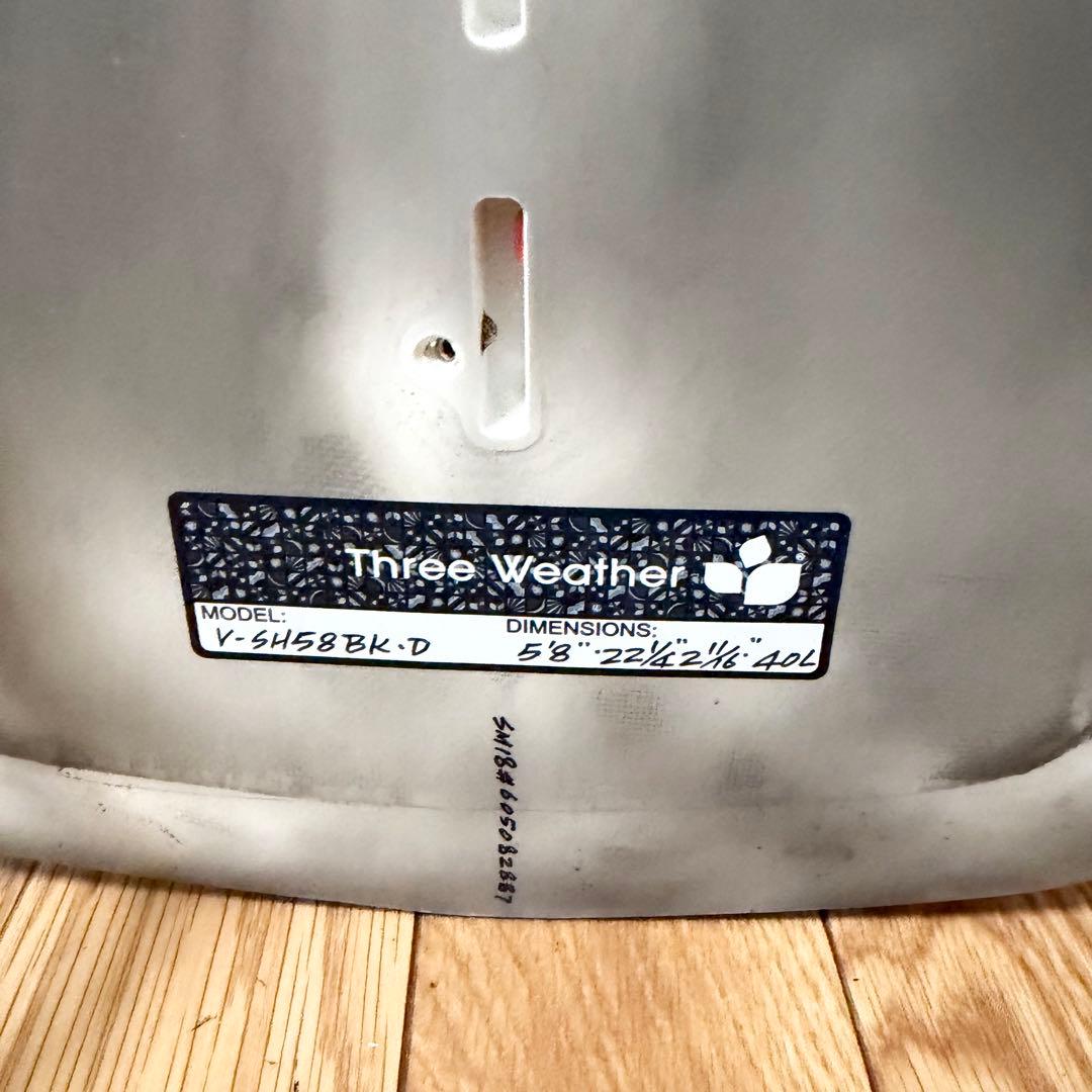 極美品 サーフボード　シェルター 40L THREE WEATHER