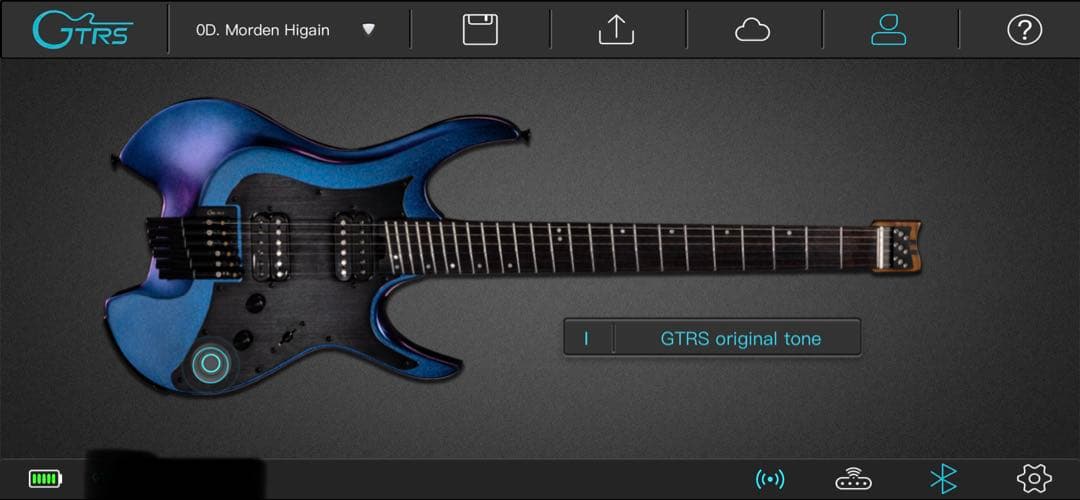 Mooer / GTRS W900 Aurora Purple ヘッドレスギター
