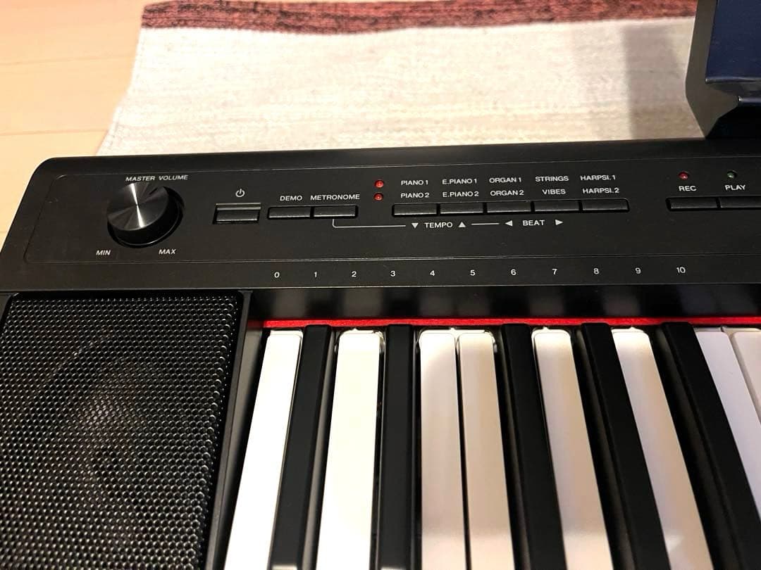 【美品】YAMAHA piaggero NP12B 電子キーボード +スタンド