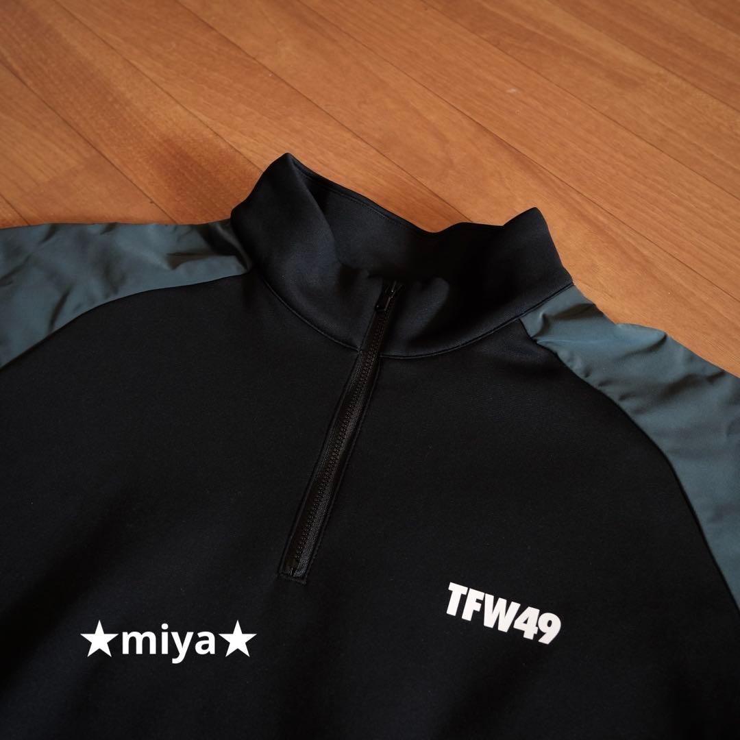 新品【定価3.9万】TFW49 / COMBINATION HALF ZIP