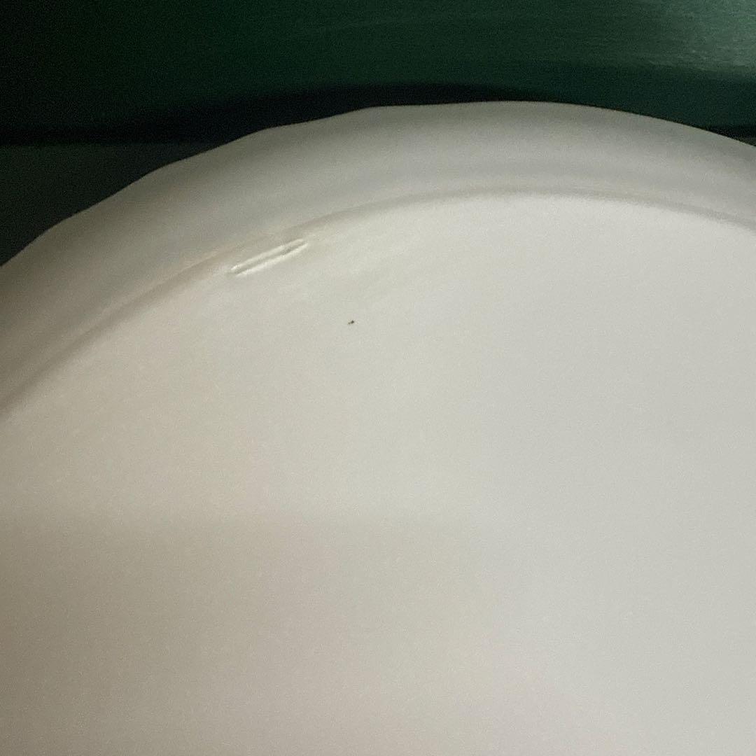 未使用　リチャードジノリ ベッキオホワイト　30cm ケーキトレイ　箱付き
