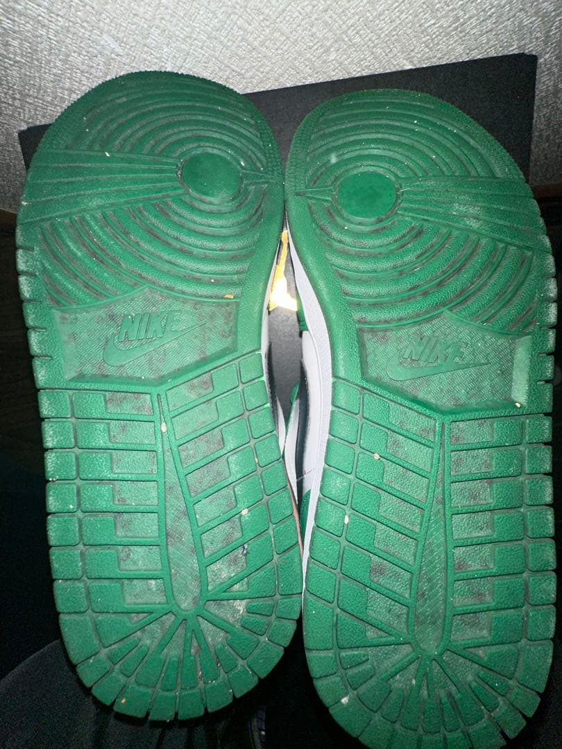 シューズ(男性用) NIKE AIR JORDAN 1 LOW \"PINE GREEN/WHITE\"