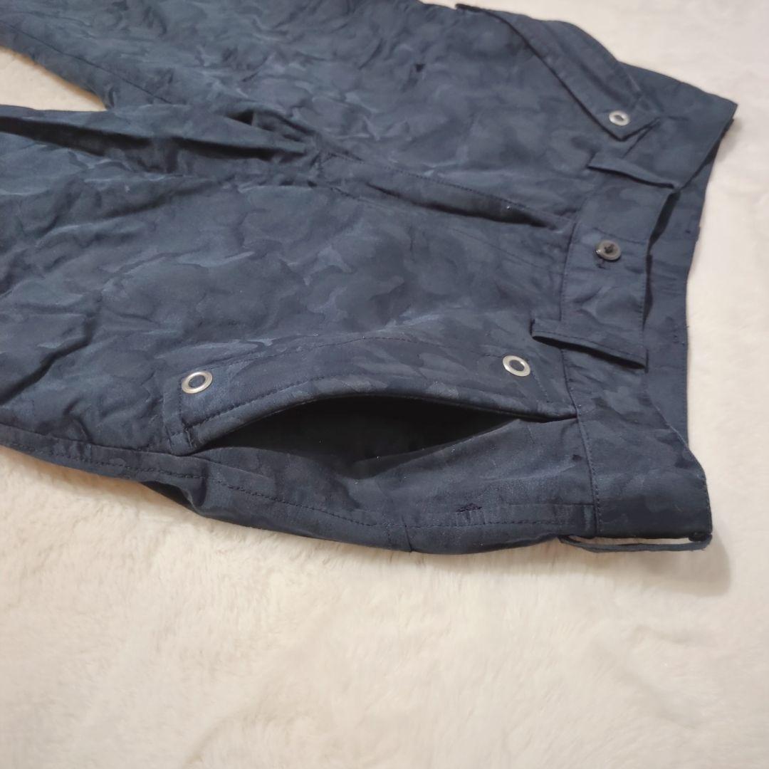 BEAMS GOLF カモフラジャカードパンツ 44 ネイビー