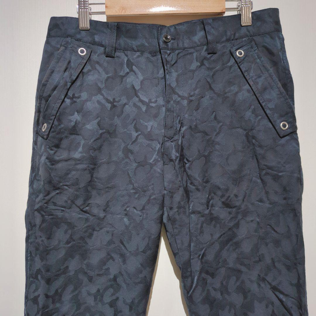 BEAMS GOLF カモフラジャカードパンツ 44 ネイビー