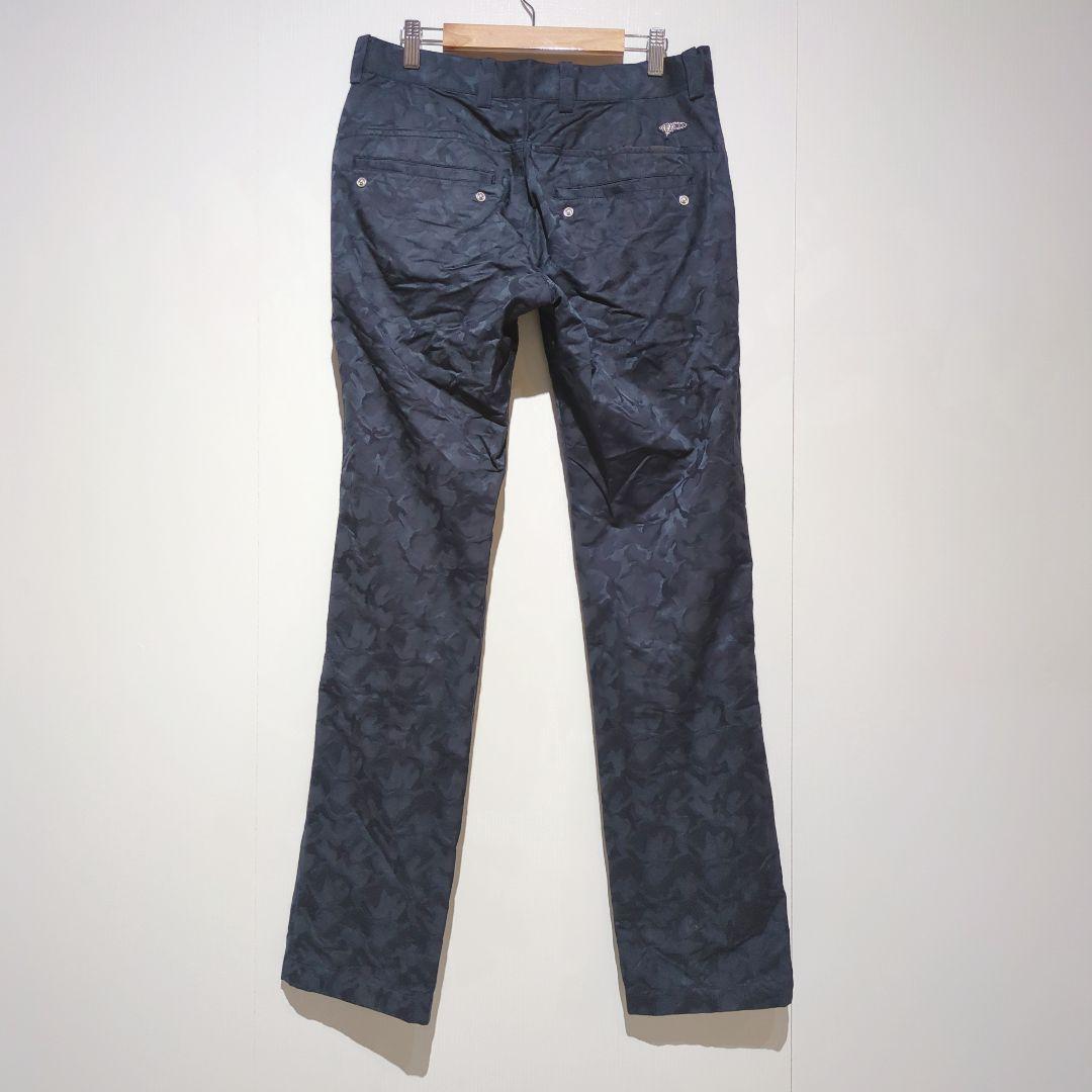 BEAMS GOLF カモフラジャカードパンツ 44 ネイビー