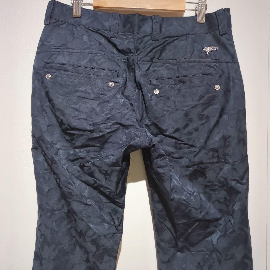 BEAMS GOLF カモフラジャカードパンツ 44 ネイビー