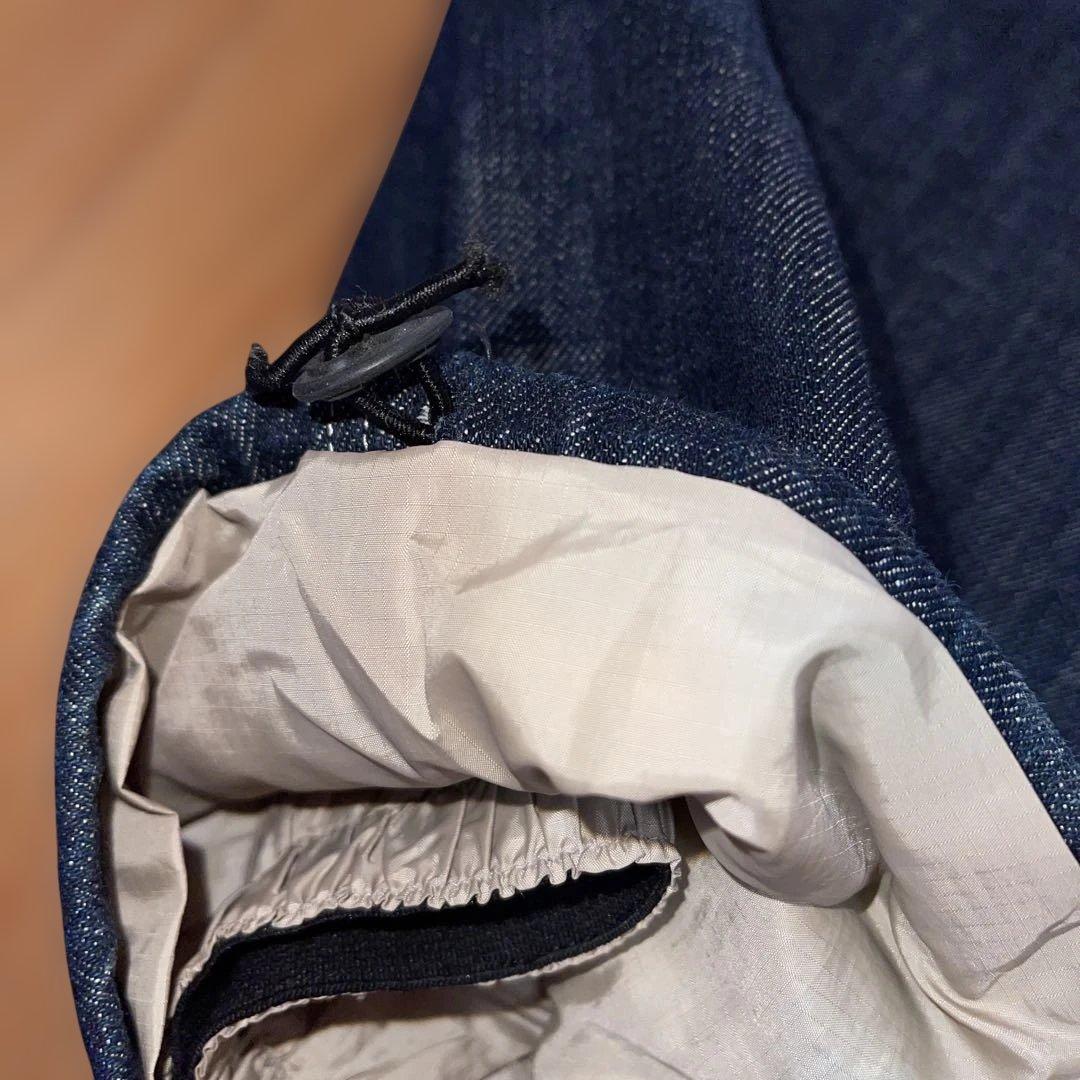スキー用パンツ　デニム防水加工