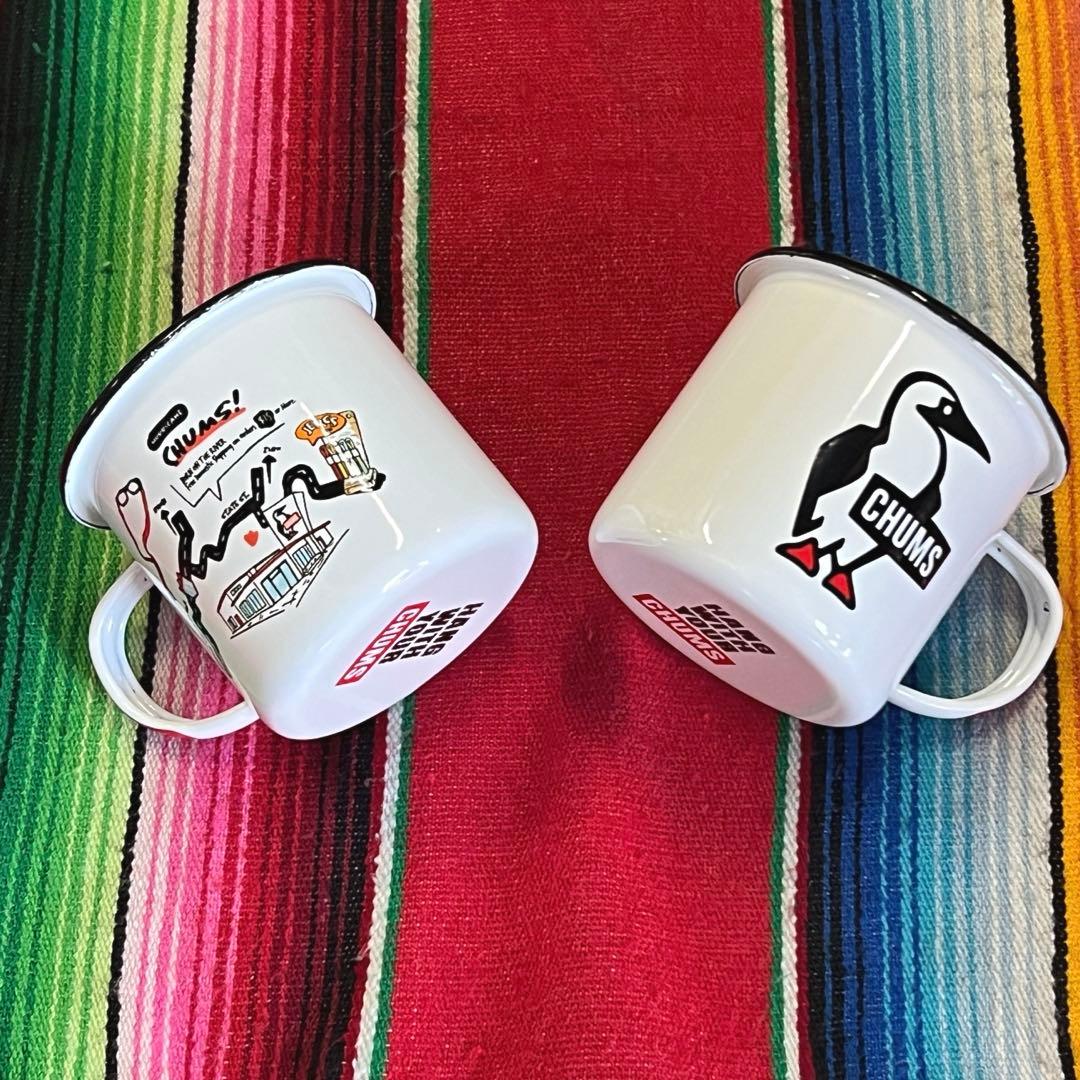 新品　CHUMS Enamel Mug チャムス  カップ　2コセット