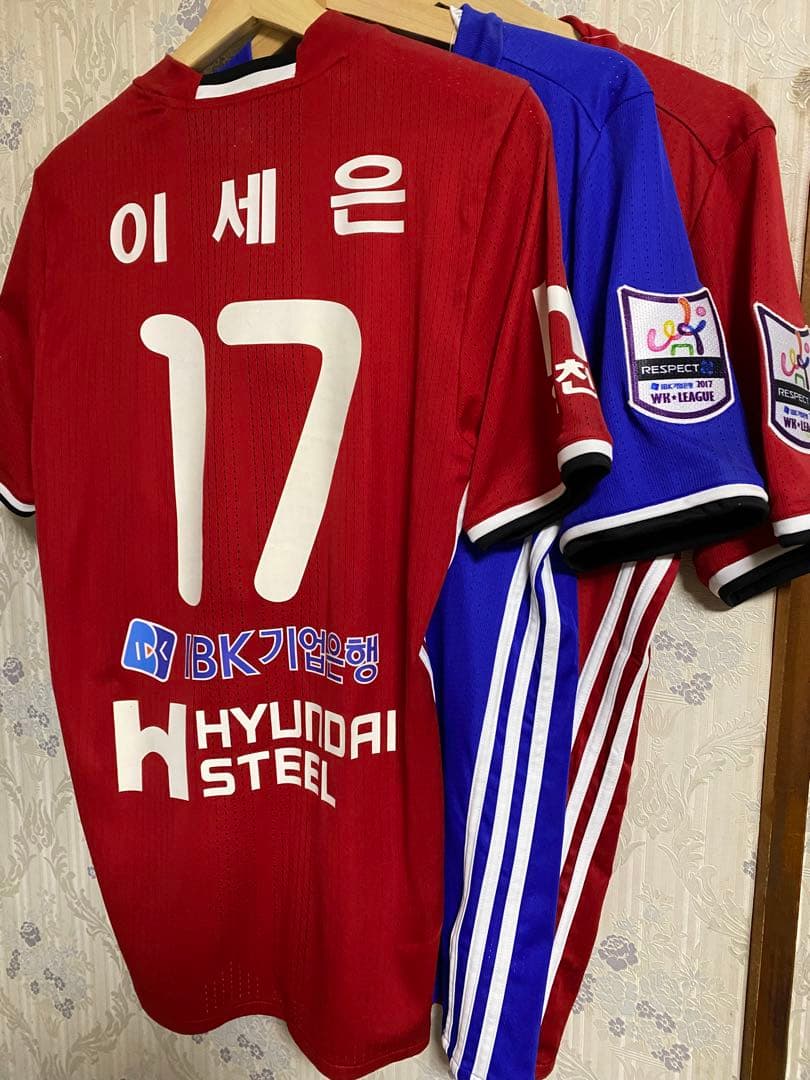 激レア 韓国WKリーグ 仁川現代製鉄レッドエンジェルス 選手支給品・未使用