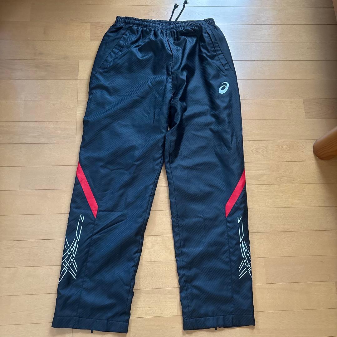 アシックス　ウェア上下　シャカシャカ　Lサイズ　防寒